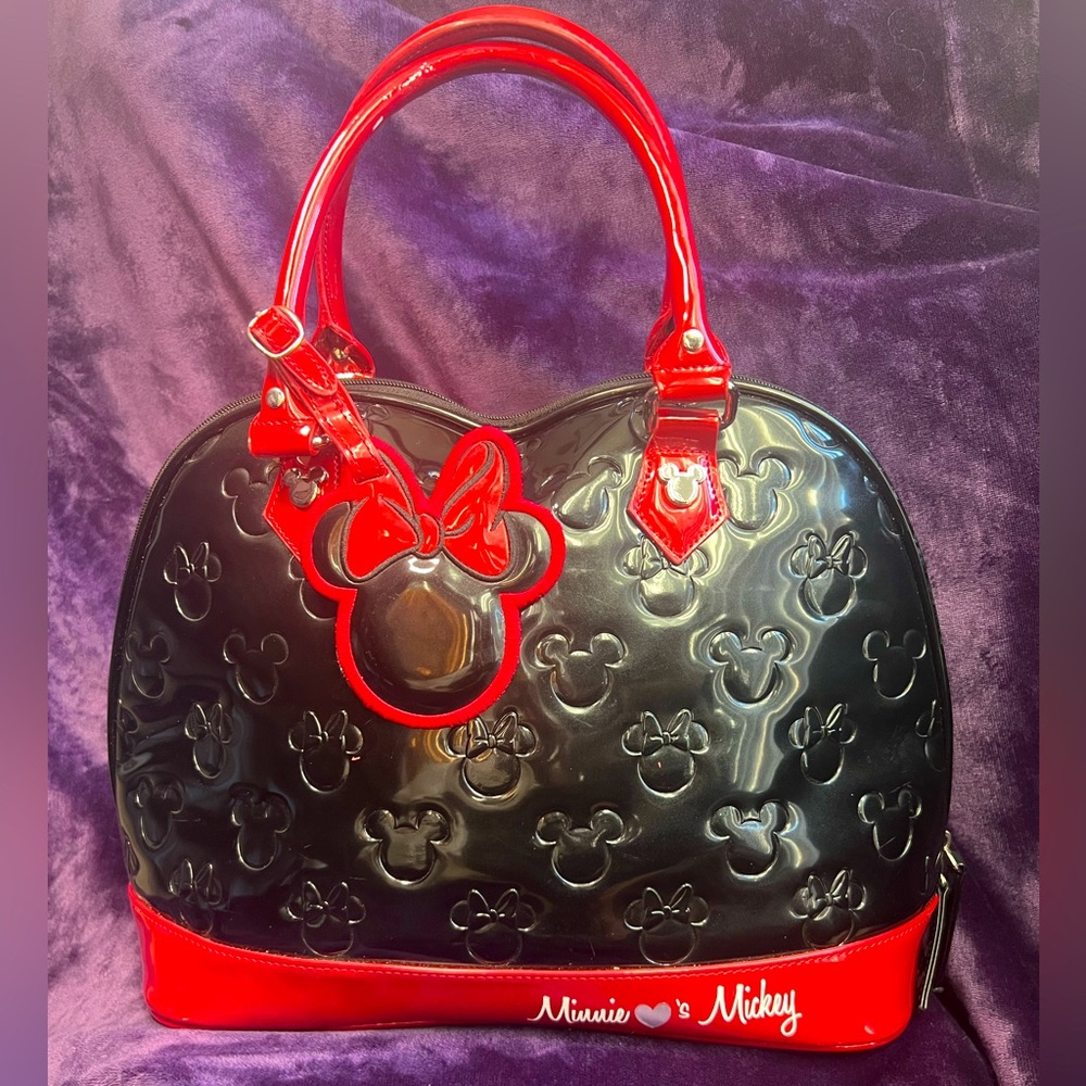 **NWT** | DISNEY x LOUNGEFLY | Minnie 🖤 Mickey Bowler Bag